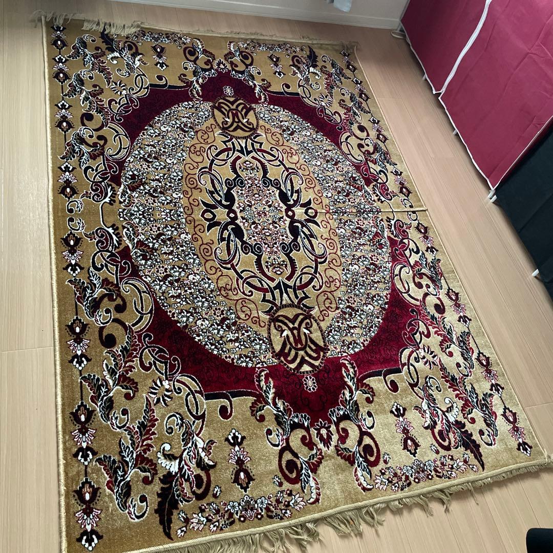 ペルシャ風オリエンタルデザインラグ220×150cm