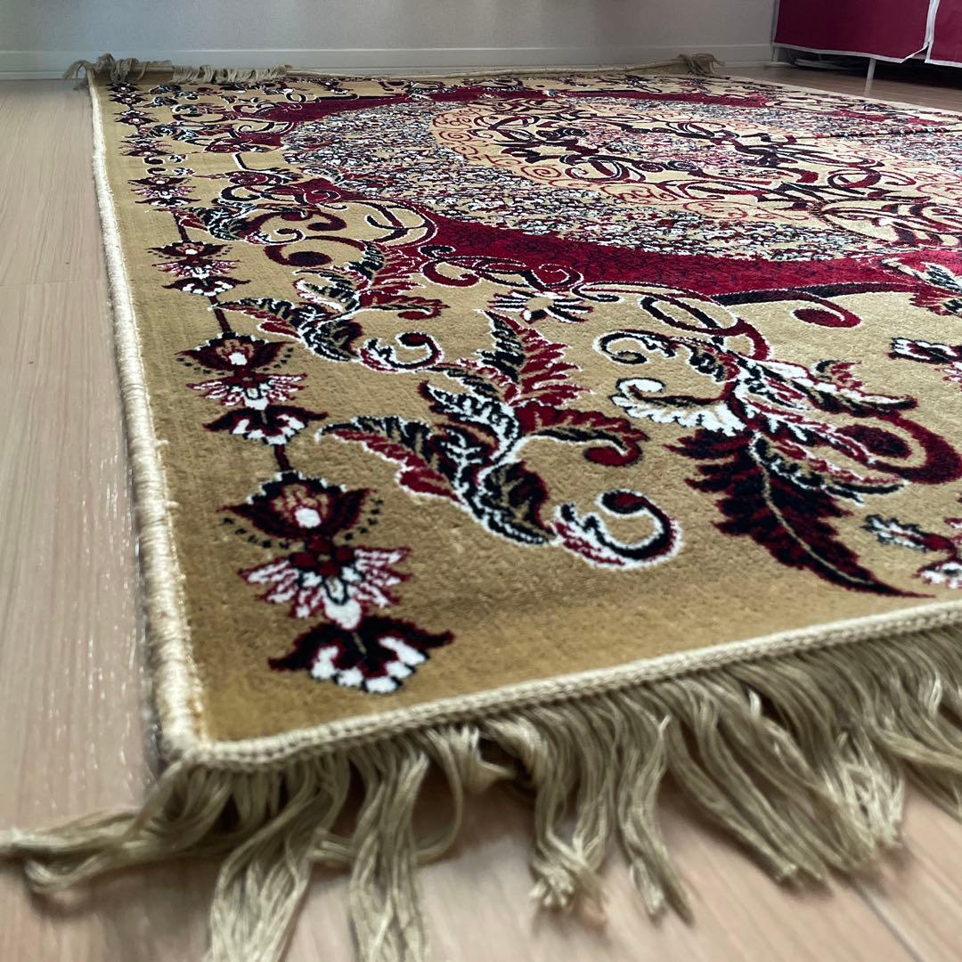 ペルシャ風オリエンタルデザインラグ220×150cm