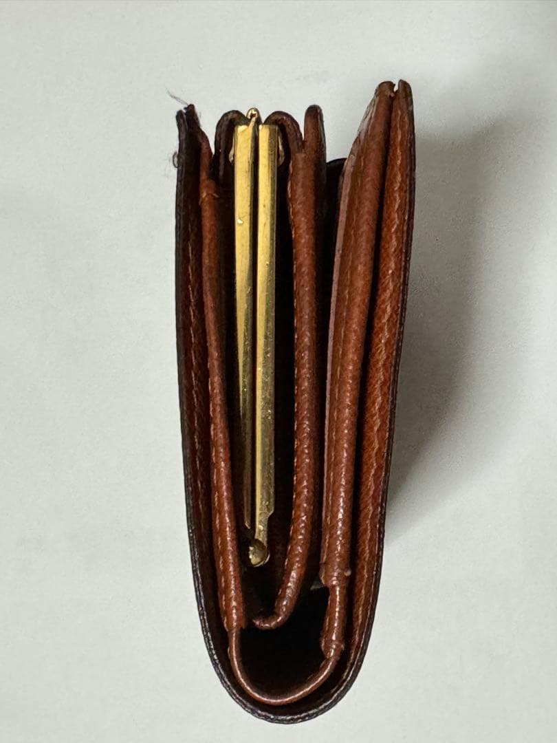 ルイヴィトン モノグラム ポルトモネ ビエ ヴィエノワ がま口 二つ折り財布