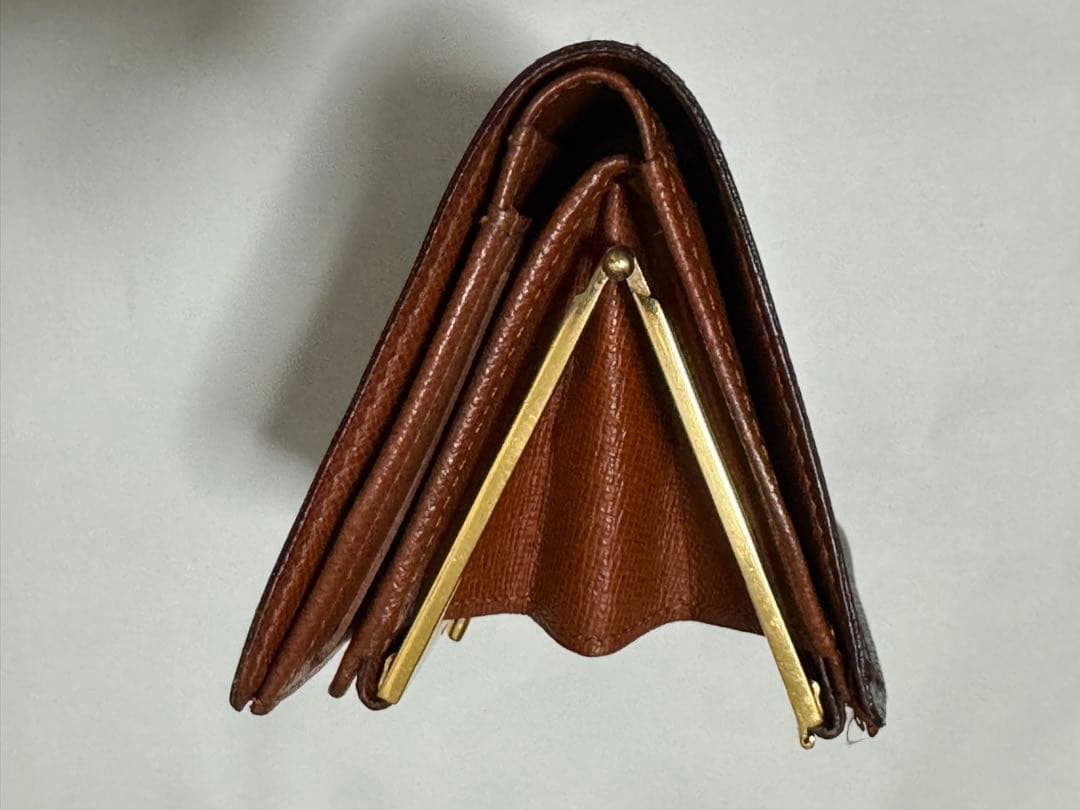 ルイヴィトン モノグラム ポルトモネ ビエ ヴィエノワ がま口 二つ折り財布