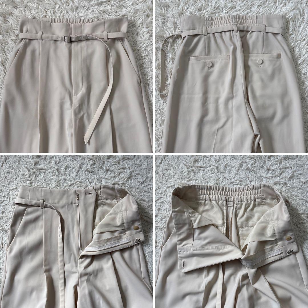 超美品【グリーンレーベルリラクシング】パウドレ 洗える　アイボリー 36 38