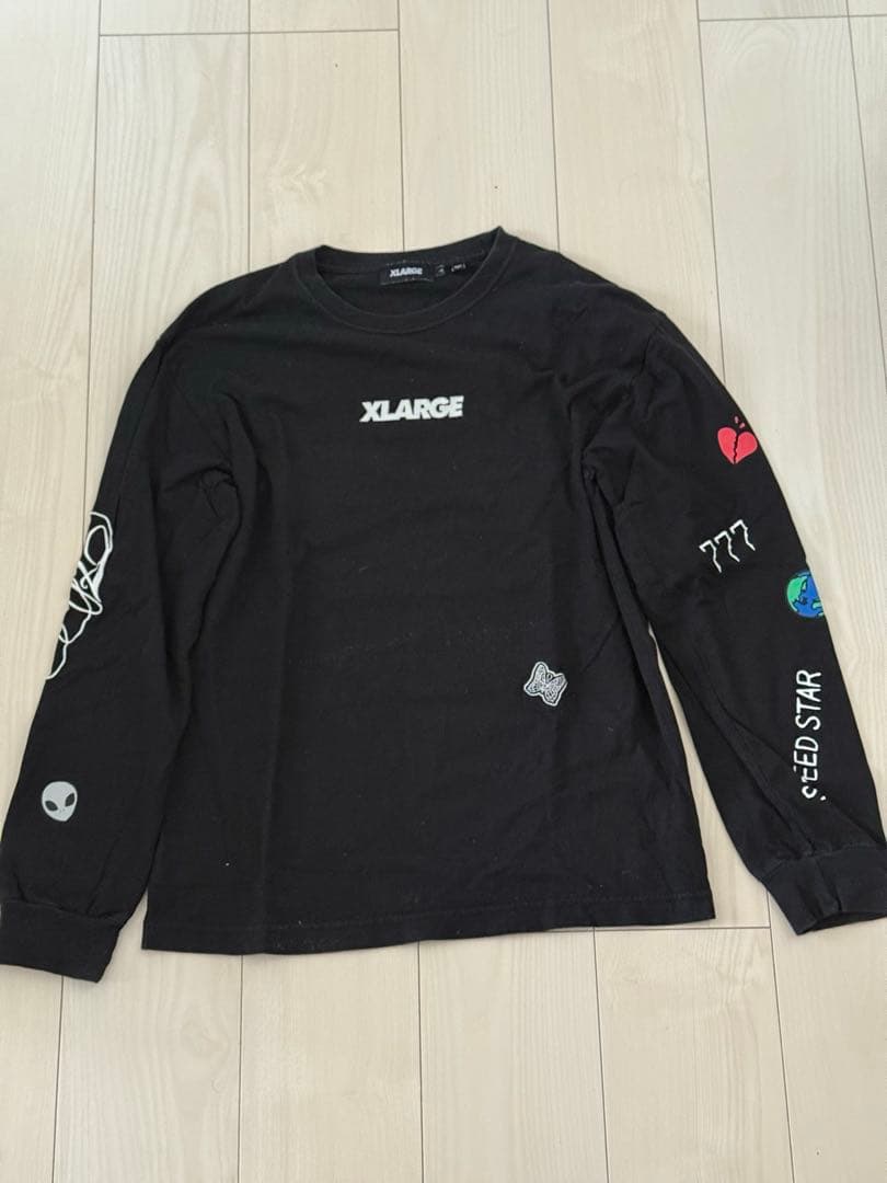 XLARGE LEX着用 ロンT ブラック L
