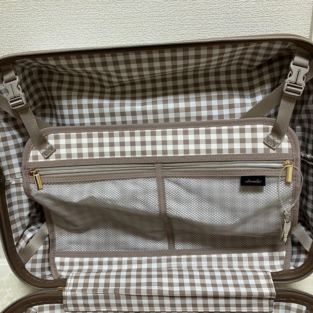 美品 LUNALUX シフレ キャリーケース S ミニトランク付き