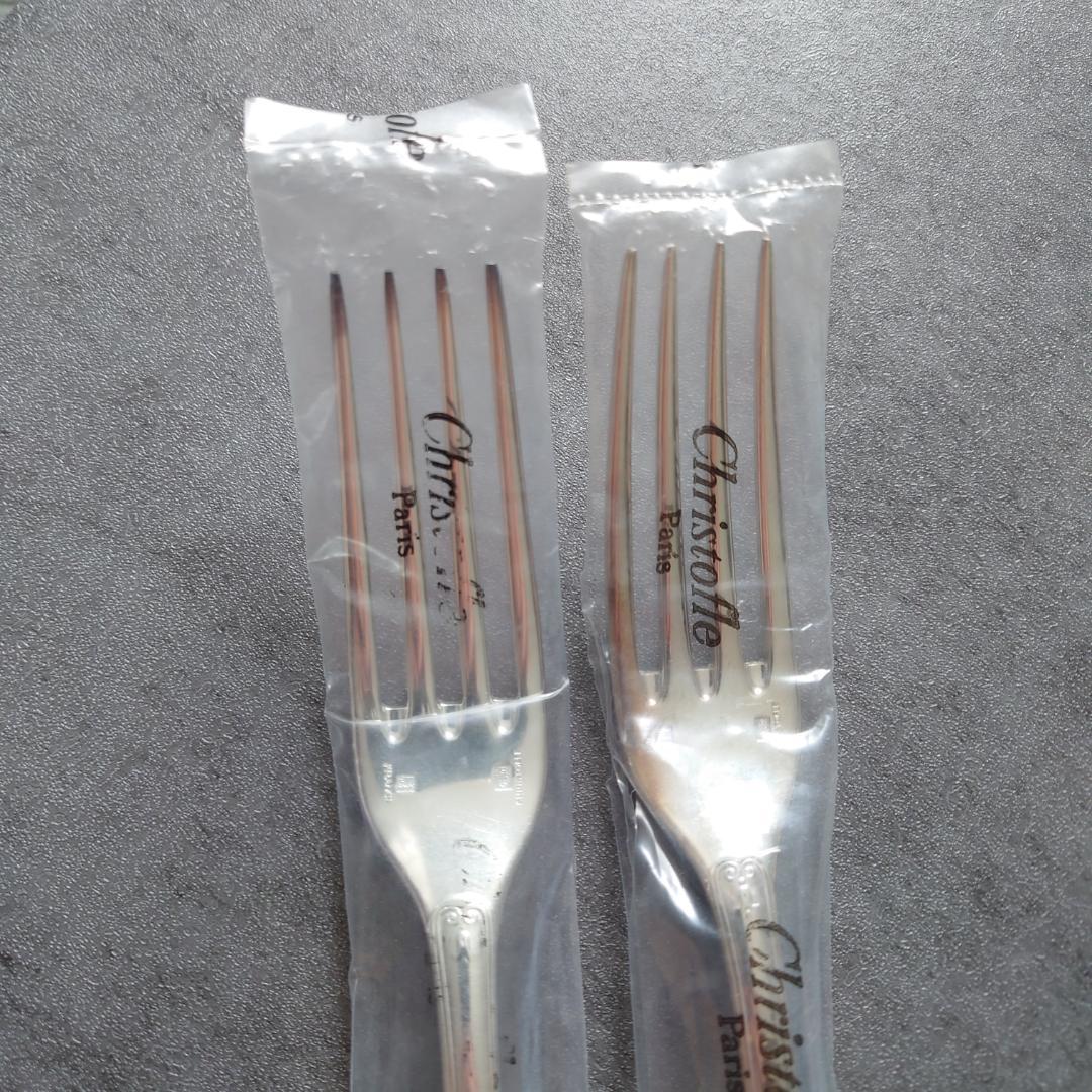 希少 クリストフル マルメゾン テーブルフォーク 未開封 2点