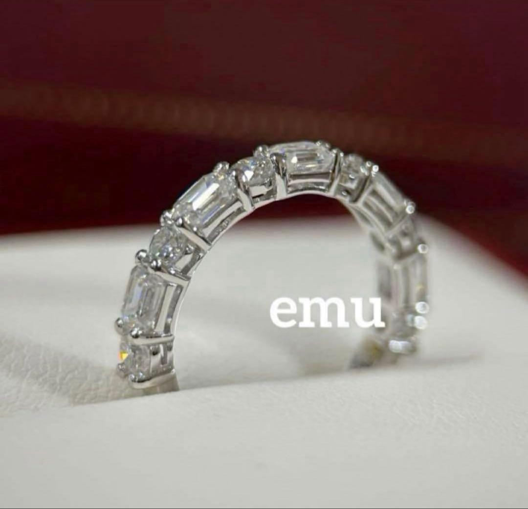 最高級モアサナイト / リング3点，お纏め