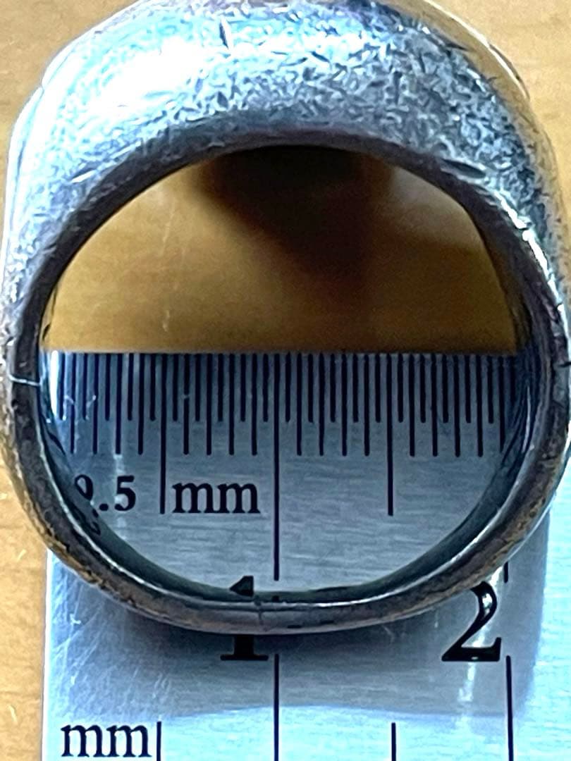 ■クレイジーピッグ CRAZY PIG/ラージ エビル スカル リング / 27