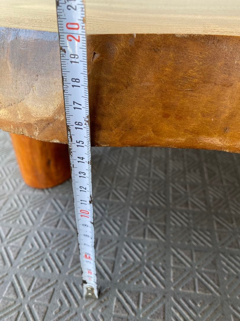 天然木 一枚板 花台 座卓 ローテーブル ちゃぶ台 飾り台 ディスプレイ台