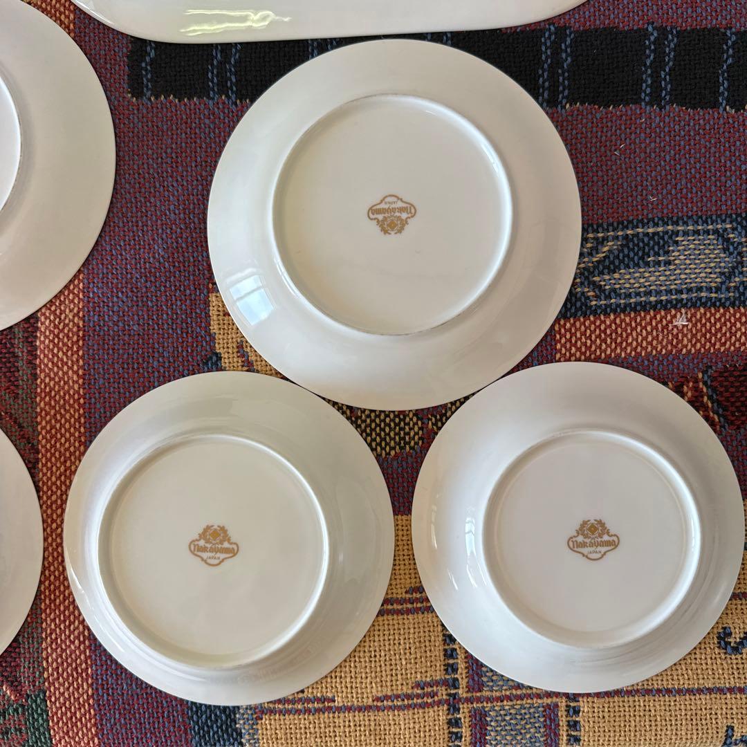 【希少】ナカヤマ陶器　宮内庁御用賜　金彩　プレジデント　　　お皿＆シュガーポット