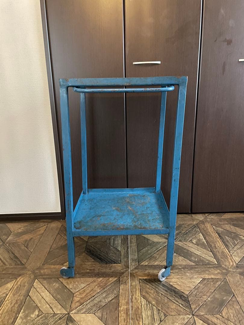 ヴィンテージ 鉄製ワゴン Antiques & Repair eel