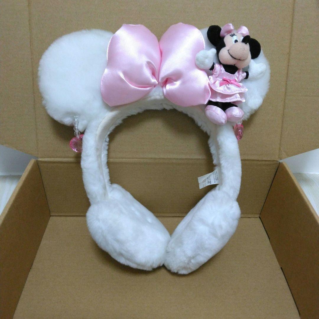 ディズニー　ミニー　イヤーマフ　イヤリングカチューシャ　レア　耳当て　ぬいぐるみ