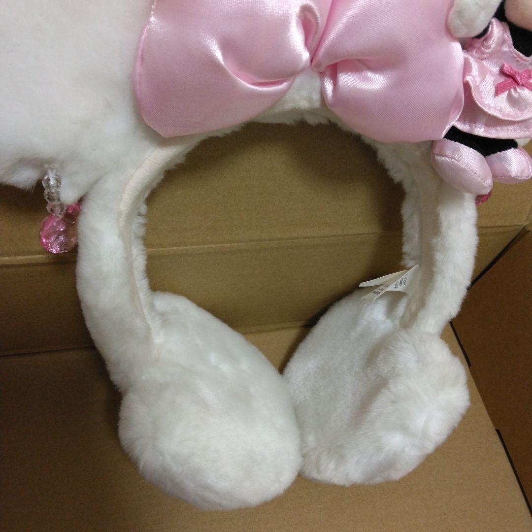 ディズニー　ミニー　イヤーマフ　イヤリングカチューシャ　レア　耳当て　ぬいぐるみ