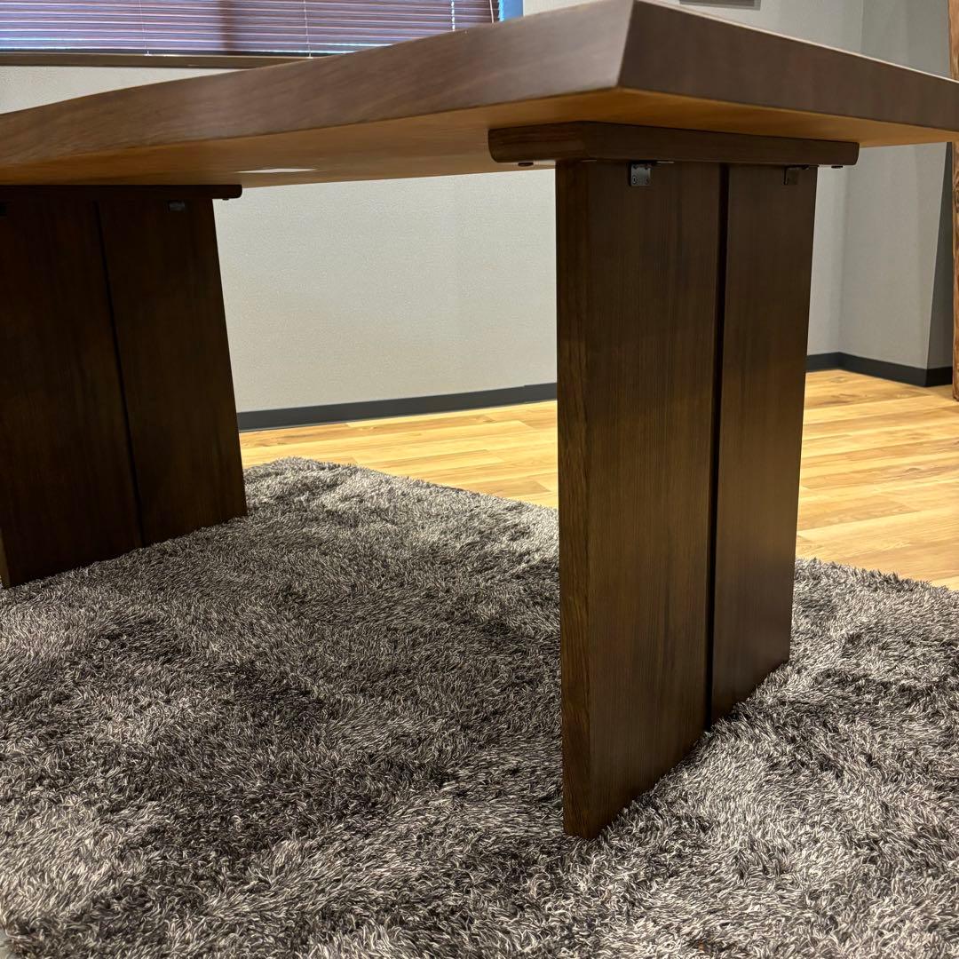 ダイニング5点セット　テーブル　チェア　ブラウン　ウォールナット　モダン