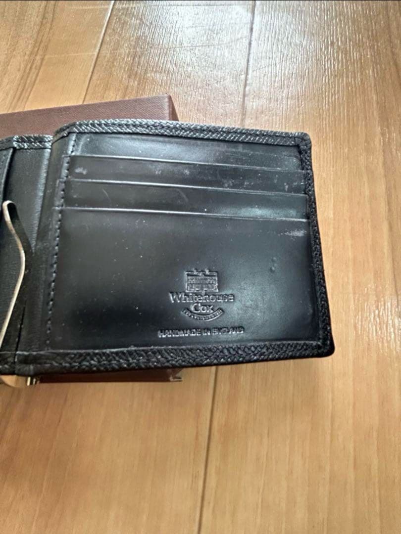 Whitehouse Cox ホワイトハウス コックス マネークリップ 黒