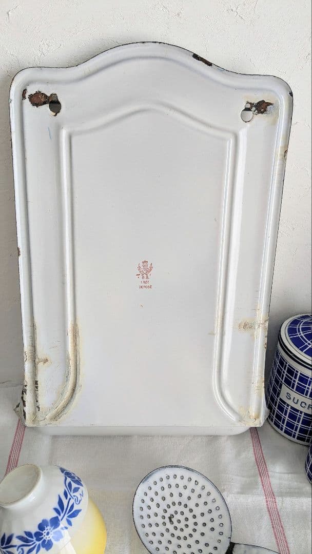 フランス BB社 ローズガーランド レードルラック レードル付き 水色