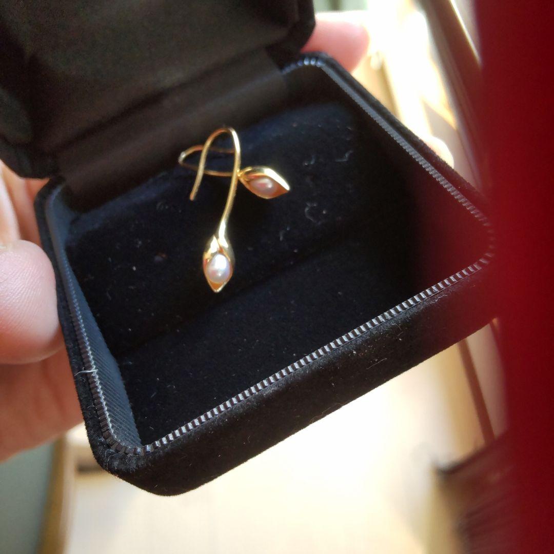 M*n様 【Mirry Tonpson様】k18　ベビーパール　ピアス　太フック