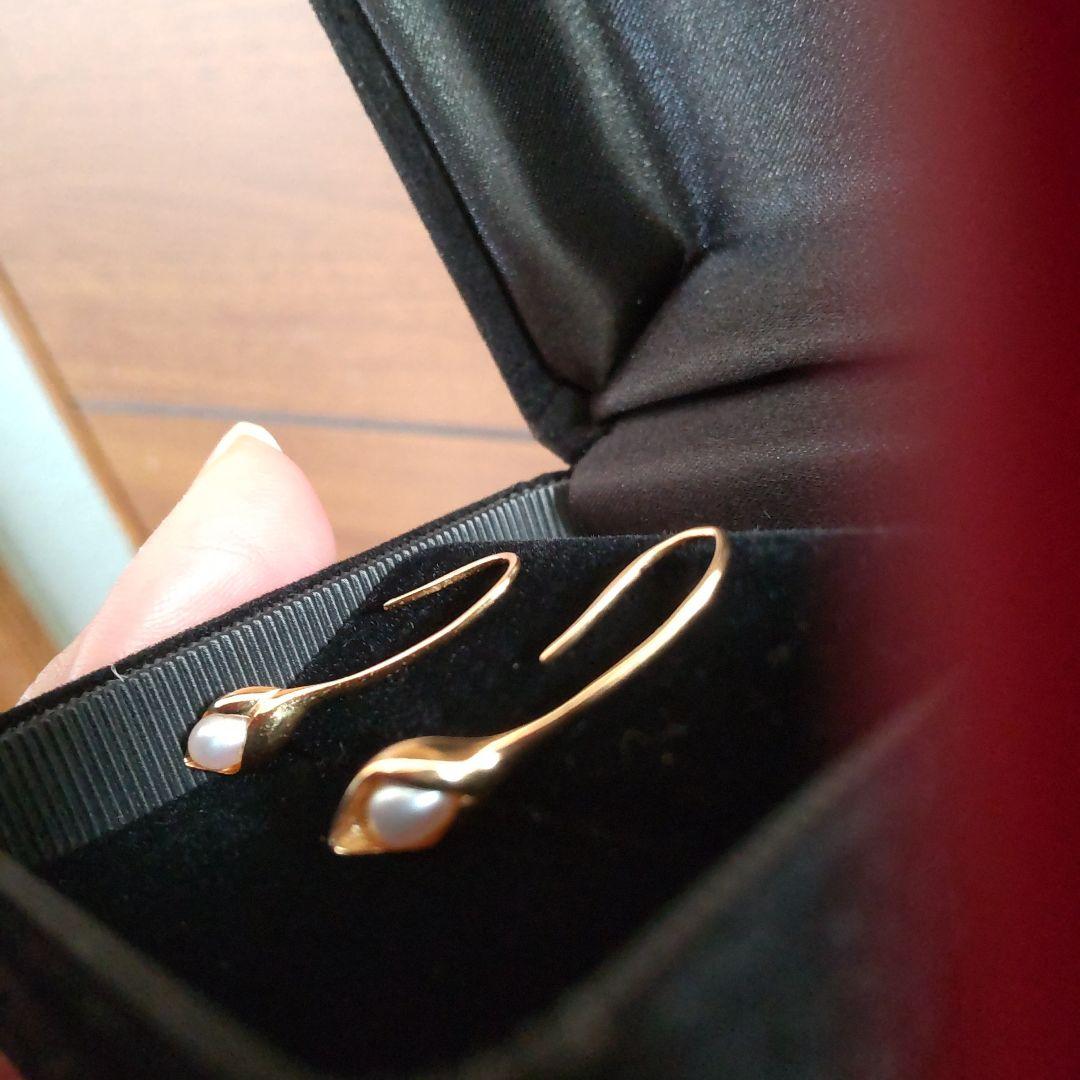 M*n様 【Mirry Tonpson様】k18　ベビーパール　ピアス　太フック