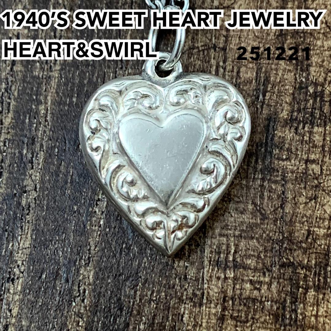 スウィートハートジュエリーSWIRL 渦巻 シルバー ヴィンテージ ネックレス