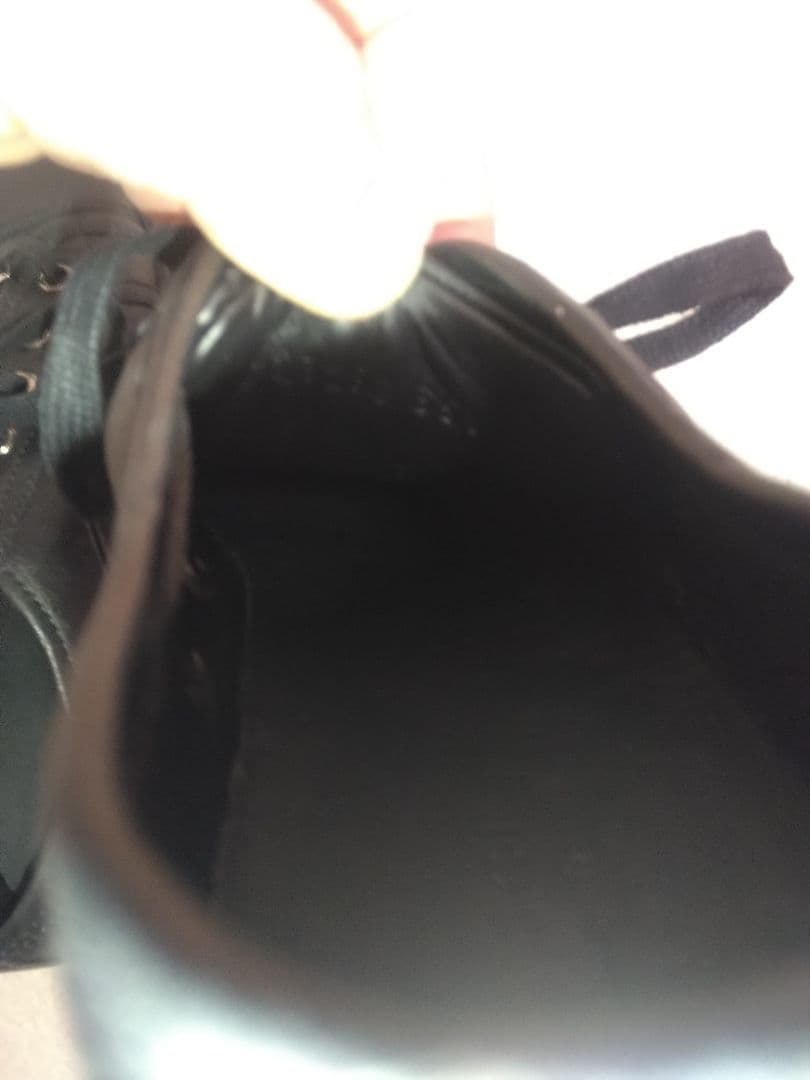 GUCCI グッチ レザー プレート スニーカー 35　1/2 約22.5cm