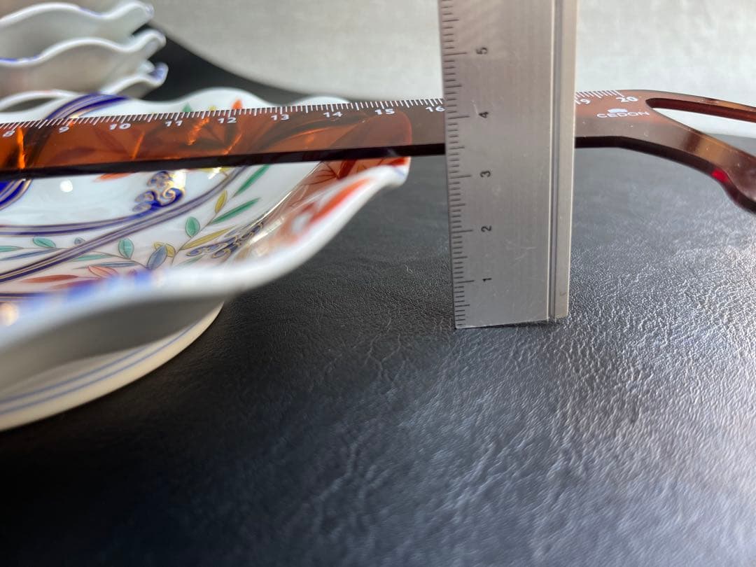 弥左エ門　大皿１枚　銘々皿５枚　弥左衛門