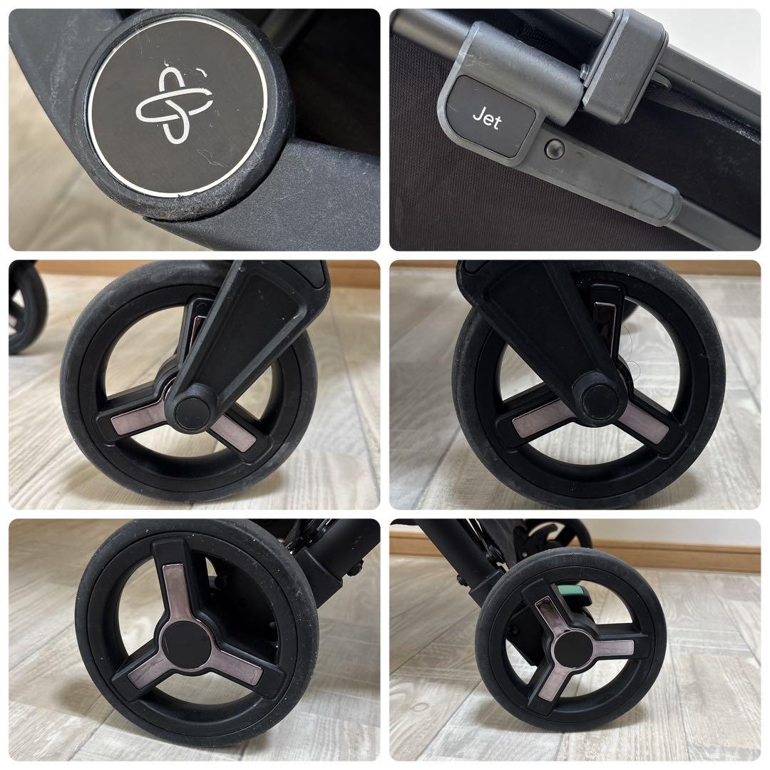 【極美品】 高級品 英国王国御用達 シルバークロス　ジェット3 ベビーカー