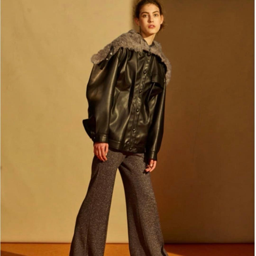 ジャケット・アウター IRENE Fur Hooded Leather Jacket