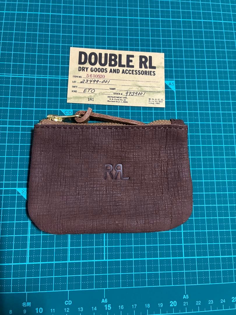 新品　DOUBLE RL ケース　ヌバックレザー　RRL