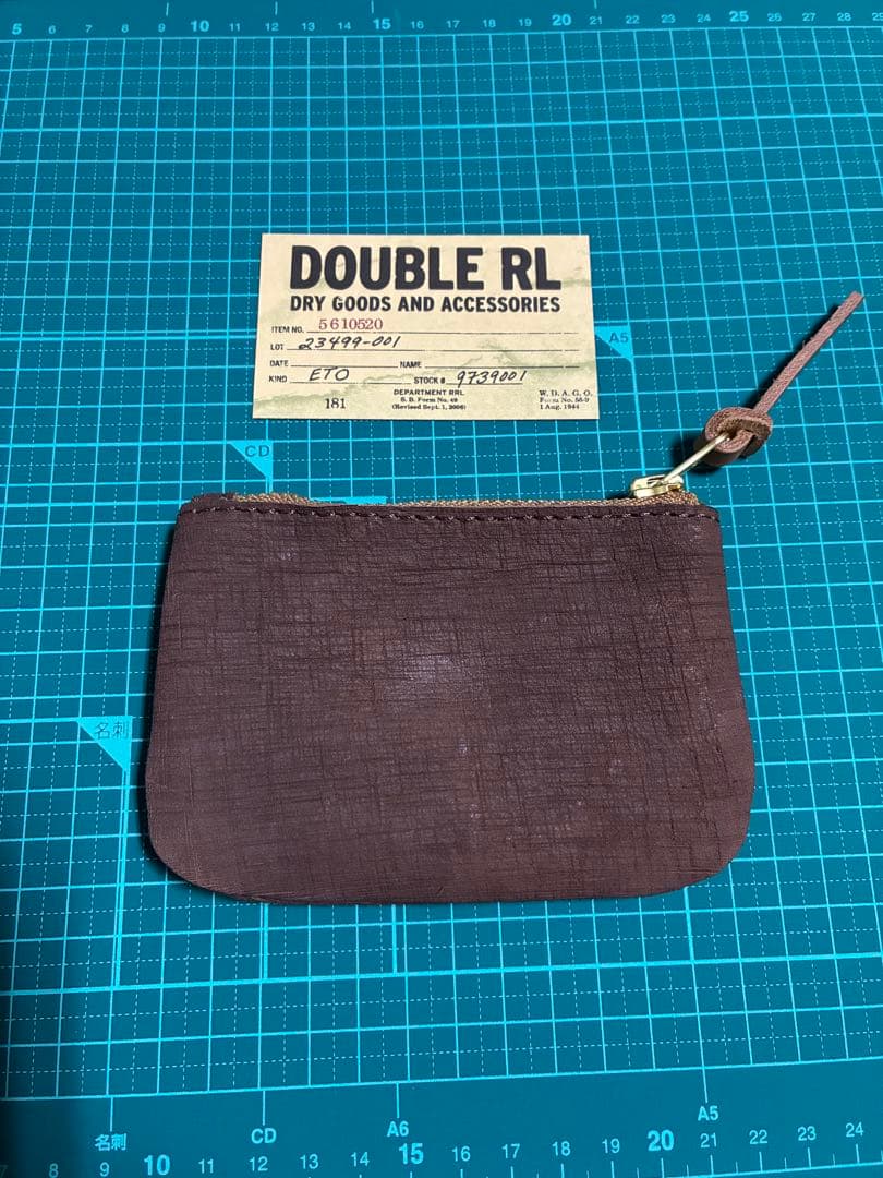 新品　DOUBLE RL ケース　ヌバックレザー　RRL