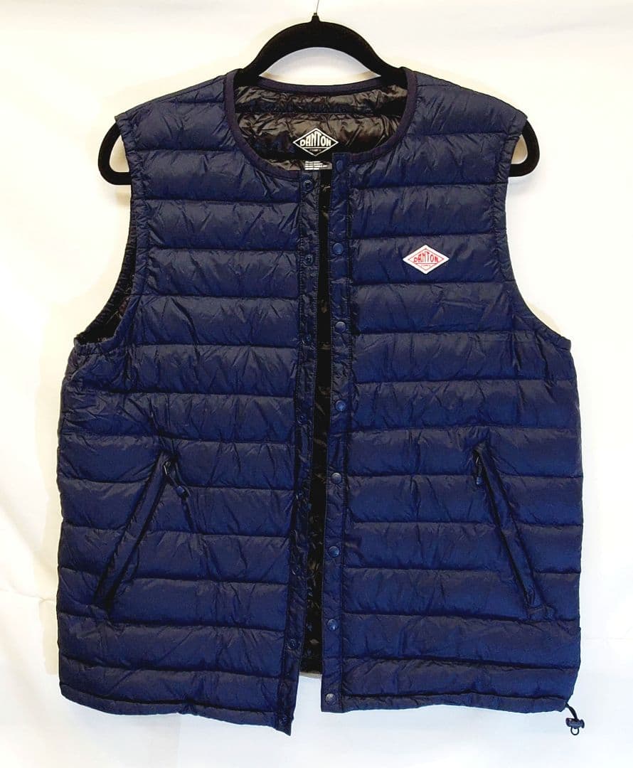 人気 DANTON ダントン ダウンベスト インナーダウン 42サイズ