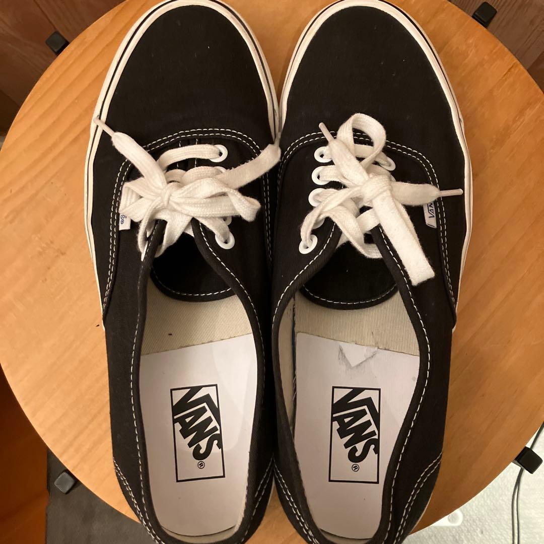 VANS アナハイム　オーセンティック　ブラック　28センチ