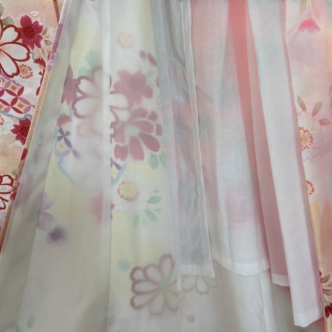 七五三7歳 女の子 お着物セット ホワイト希少