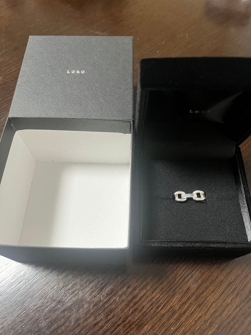 未使用品LORO VO ring 01 シルバーリング ピンキー