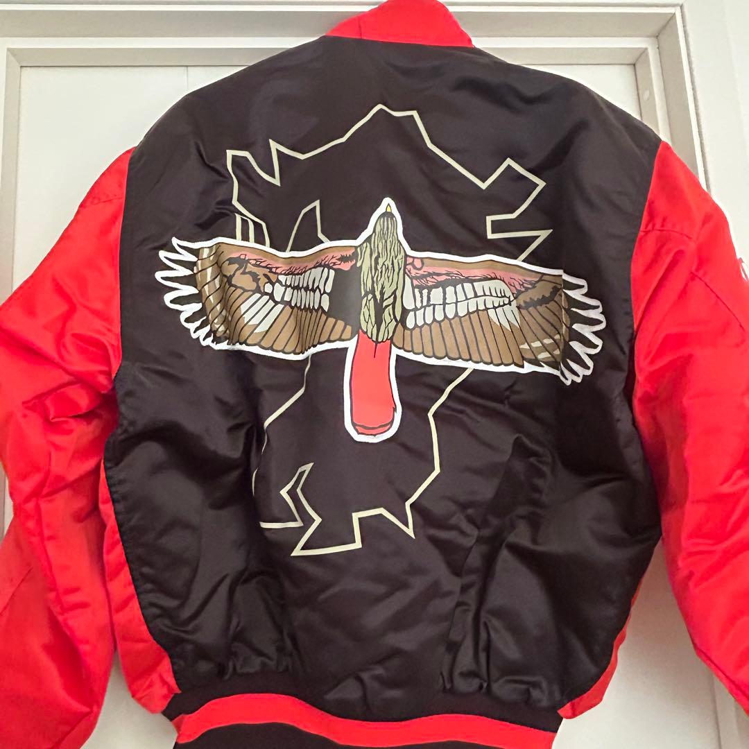 【美品・希少品】Daiei Hawks ダイエイホークス　ジャケット レッド L