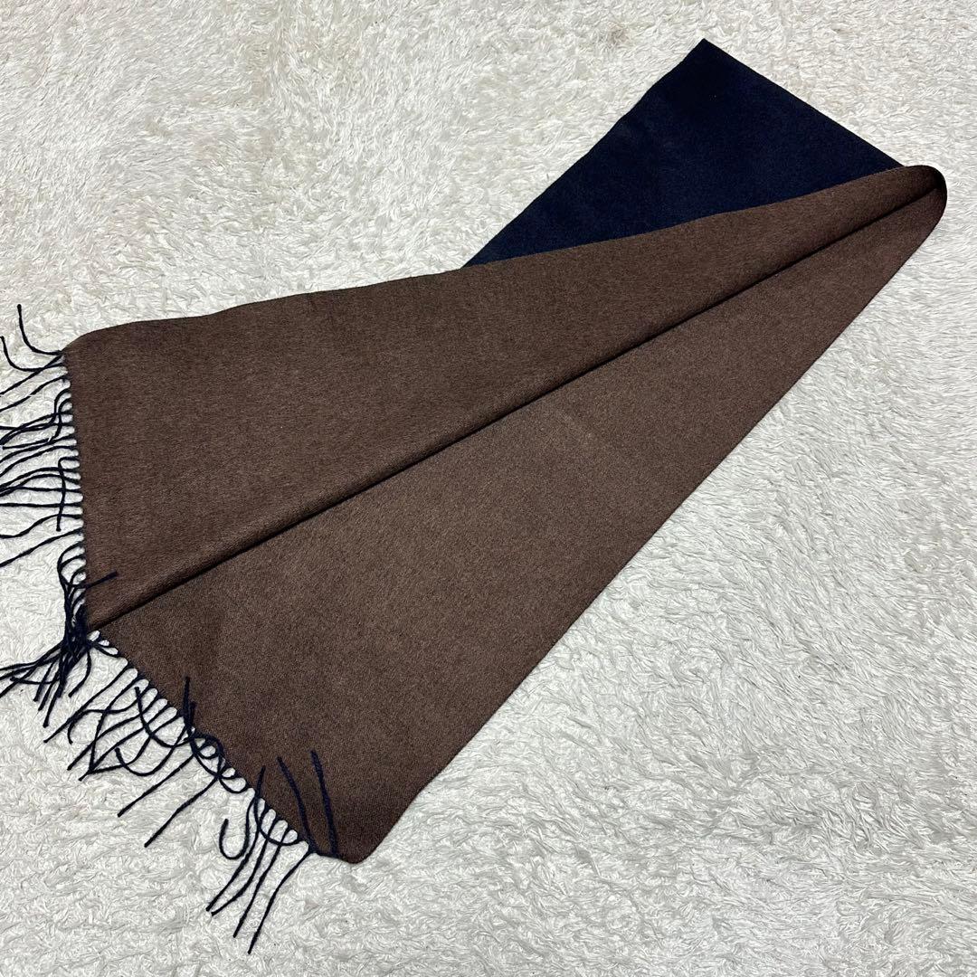 【新品同様】PIACENZA ピアチェンツァ マフラー カシミヤ シルク