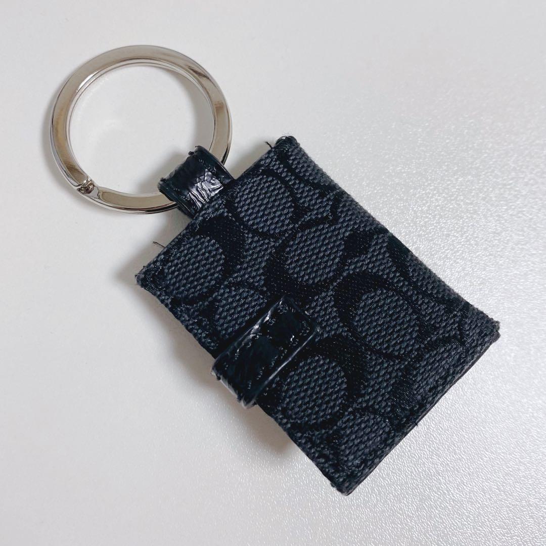 【大人気】coach Picture Frame Charm★写真入れ★手帳型黒