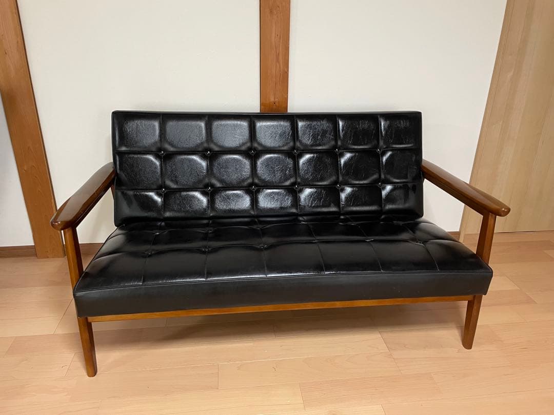 【ジャンク品】カリモク60 2シーターソファ　2人掛けソファ