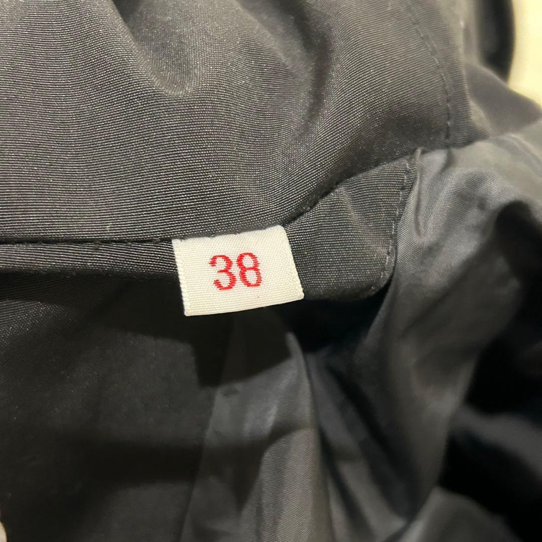 【美品】DANTON ダントン ショート ダウン ジャケット 黒 38