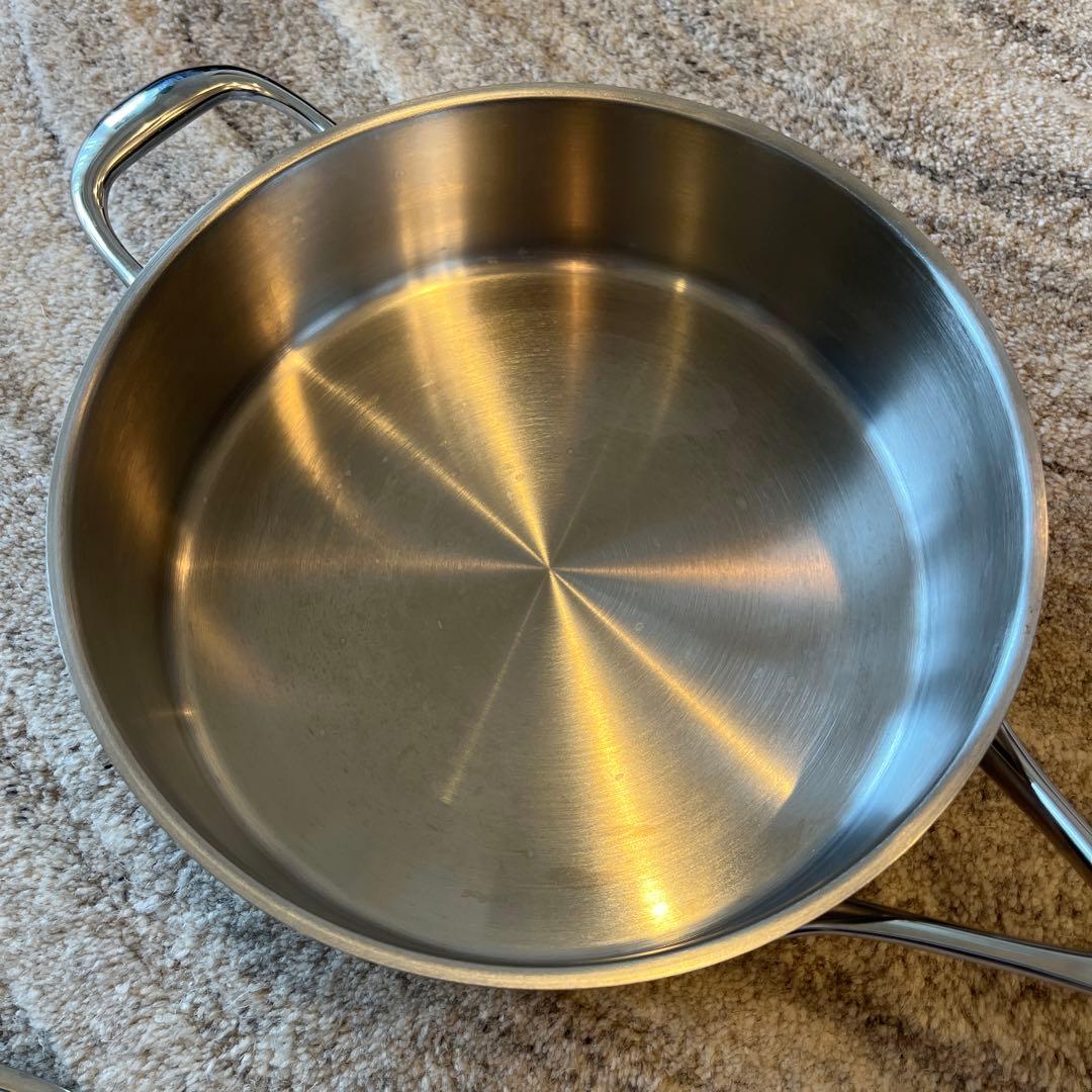 Demeyere デメイエレ24cmソテーパン蓋付き 7層2.4リットル片手鍋