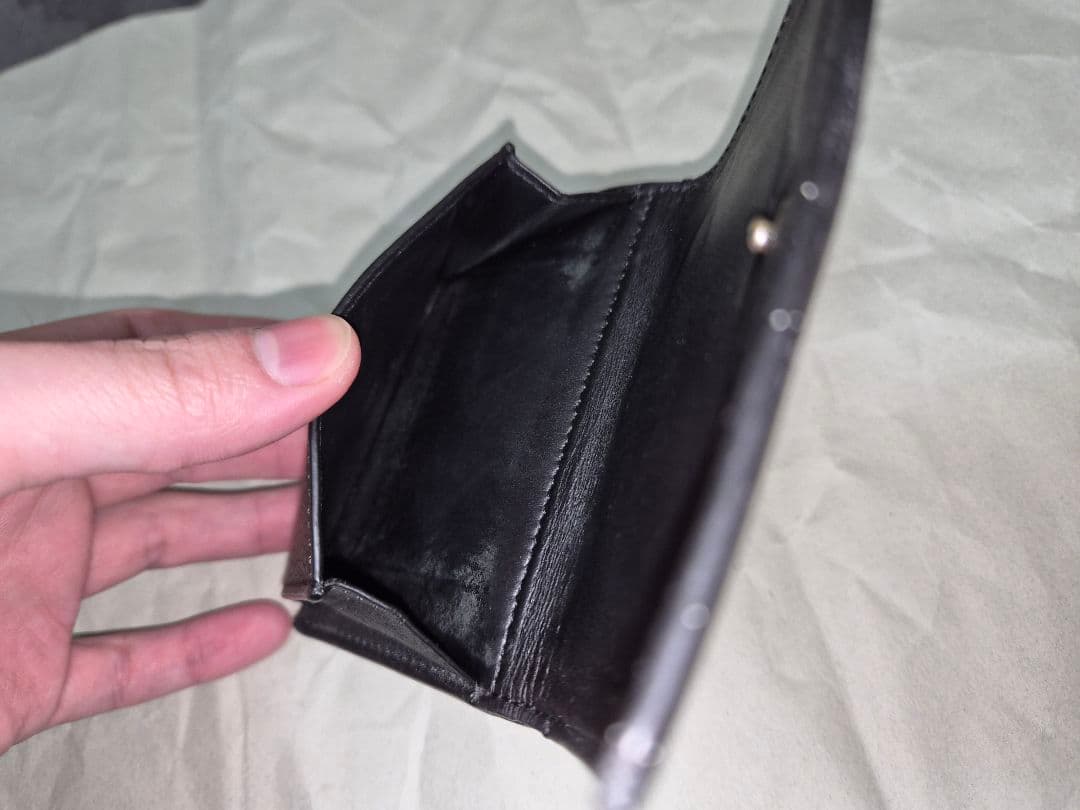 LOEWE ブラック 三つ折り財布