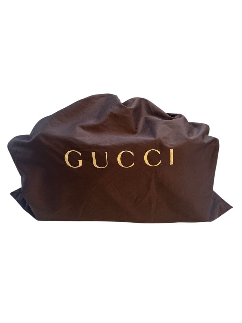 GUCCI GGナイロン ボストンバッグ 黒 使用感あり 保存袋付き