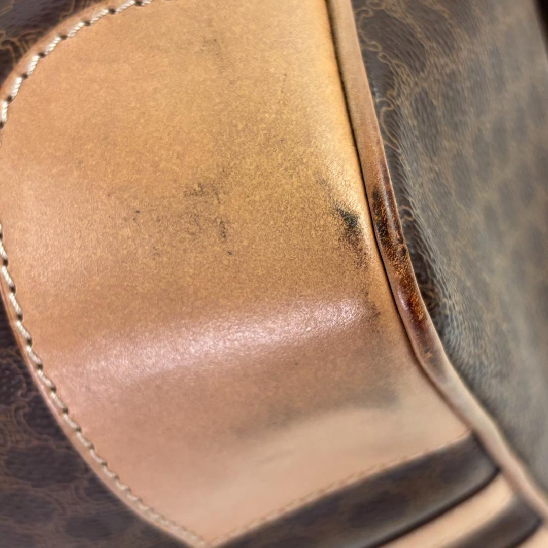 レザー ボストンバッグ ブラウン・ベージュ