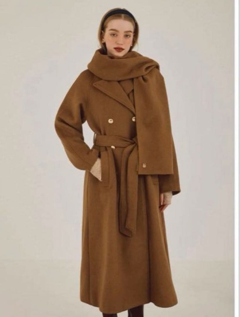 poláura ポローラ　MANY WAYウールロングトレンチコート　新品未使用