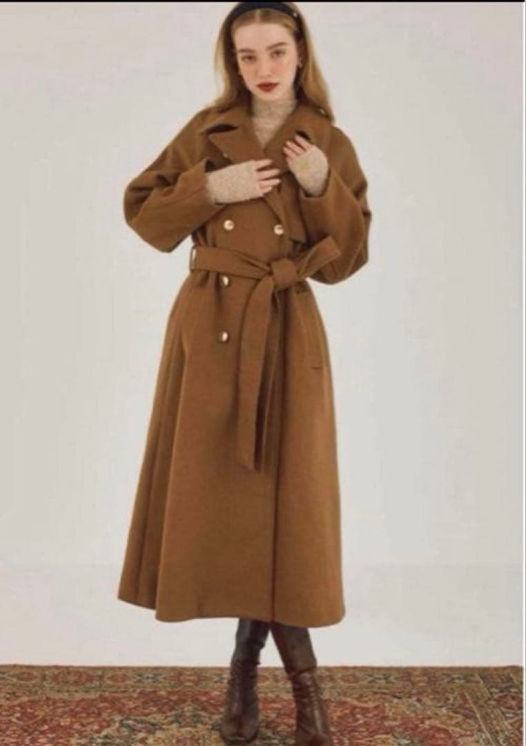 poláura ポローラ　MANY WAYウールロングトレンチコート　新品未使用