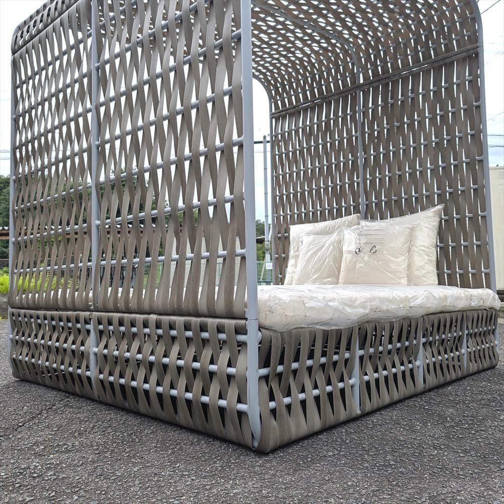 リゾート家具　ソファ　ベッド　デイベッド　グランピング　屋外　プール　ビーチ　A