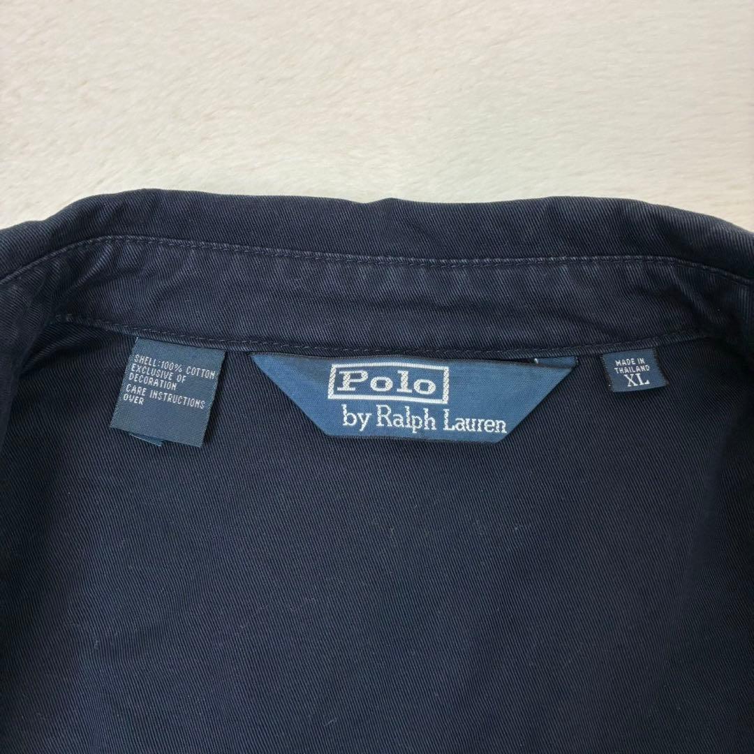 ポロバイラルフローレン　スウィングトップ　ネイビー　ポニー刺繍　三角タグ　XL