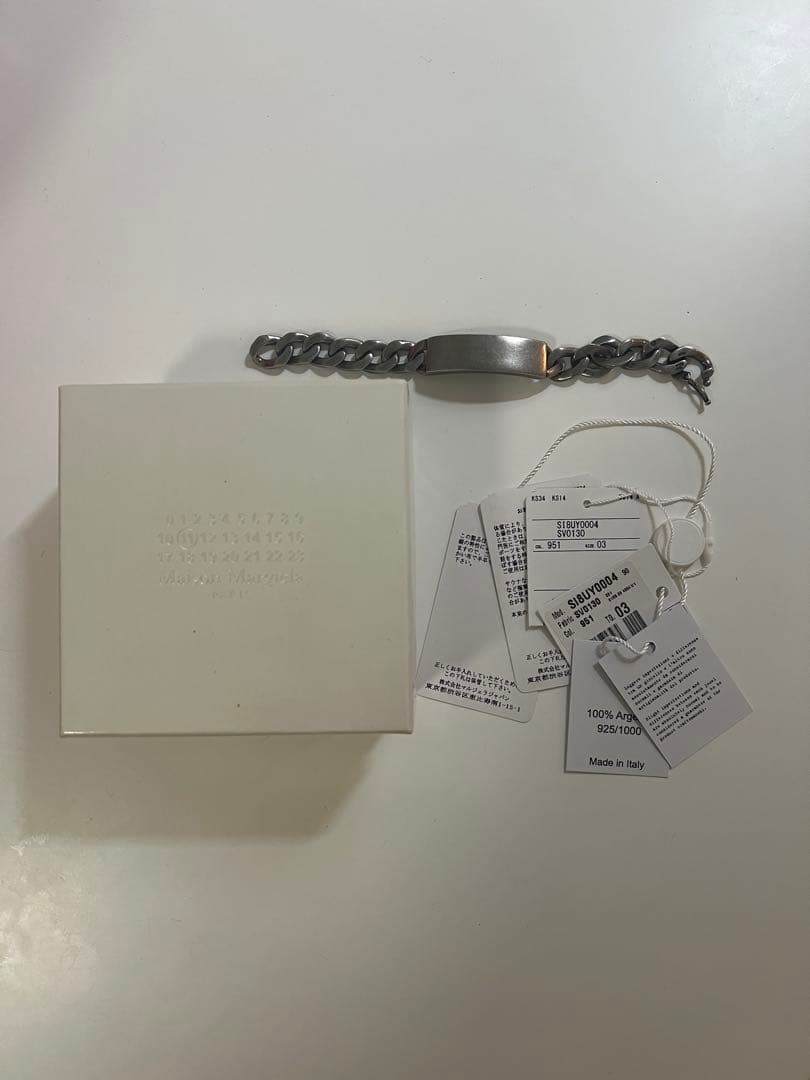 Maison Margiela シルバーチェーンブレスレット