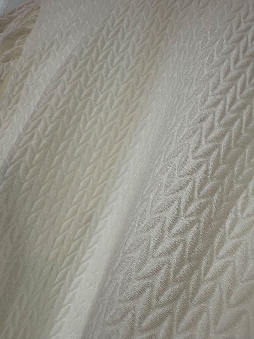 【1度着用】yori shirocon ハートフクレカフスリボンブラウス 36