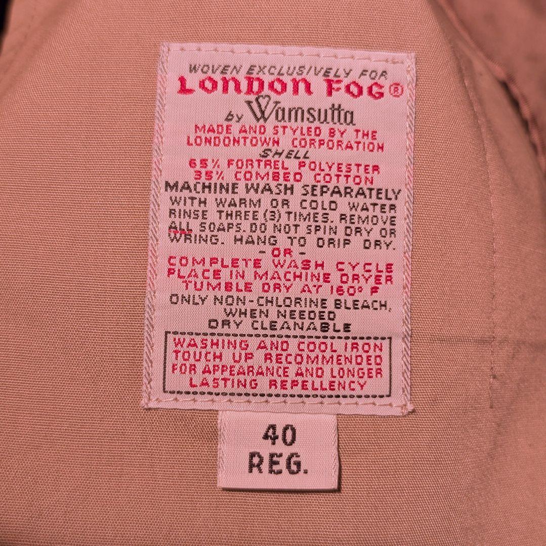 【極上】LONDON FOG トレンチコート 40REG MADE IN USA