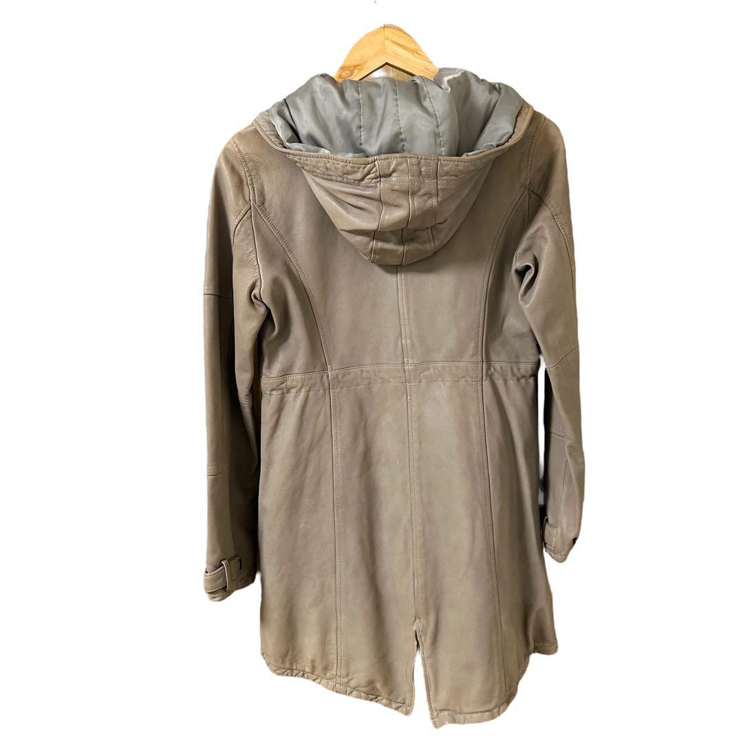 【タグ付き】AVIREX Belle アビレックス レザーコート 羊革