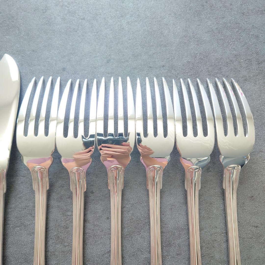 希少 極美品 クリストフル ポートロイヤル フィッシュ ナイフ フォーク 12点