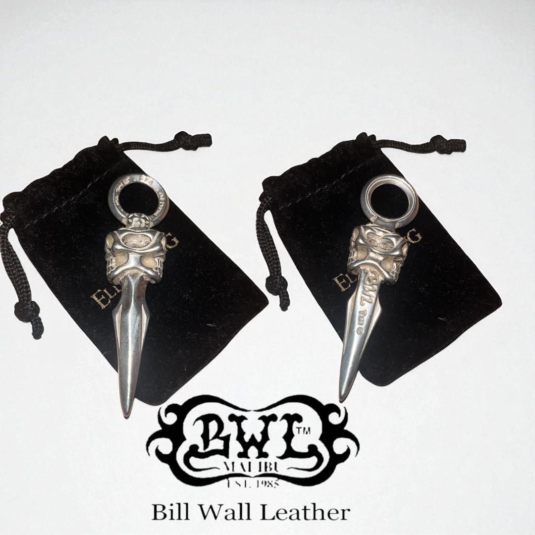 美品 ビルウォールレザー アルティメット ダブルスカルダガー ペンダント